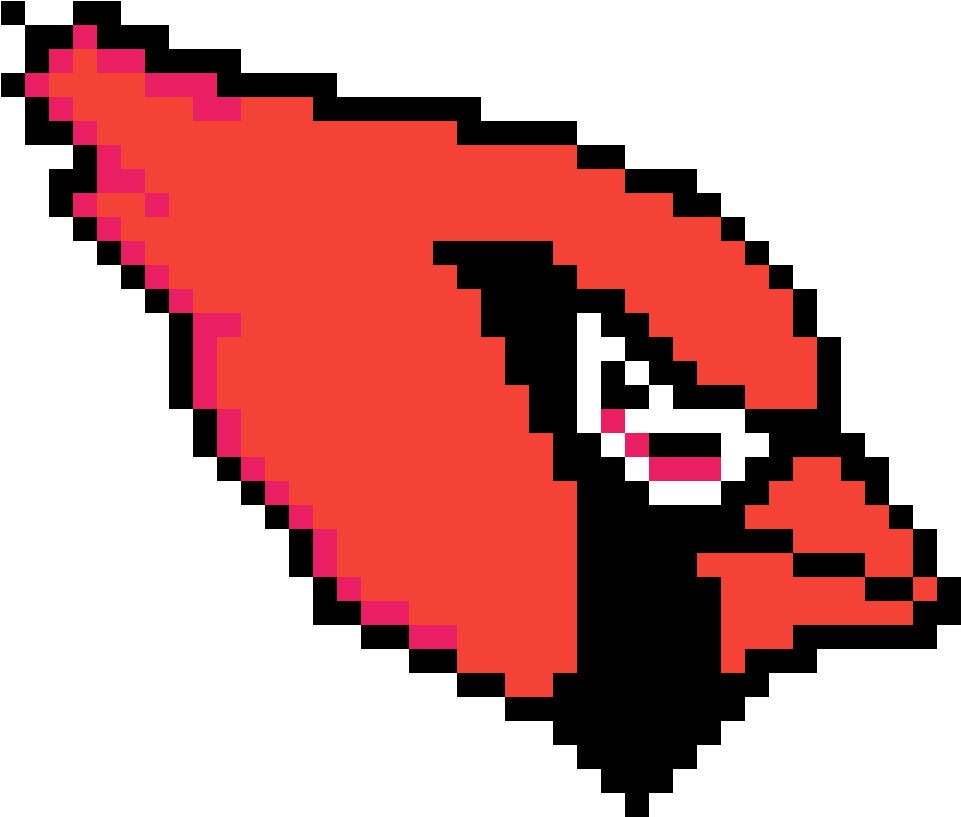My Version Of The Arizona Cardinals Logo - Planet Pixel Art Png (1200x1200), Png Download