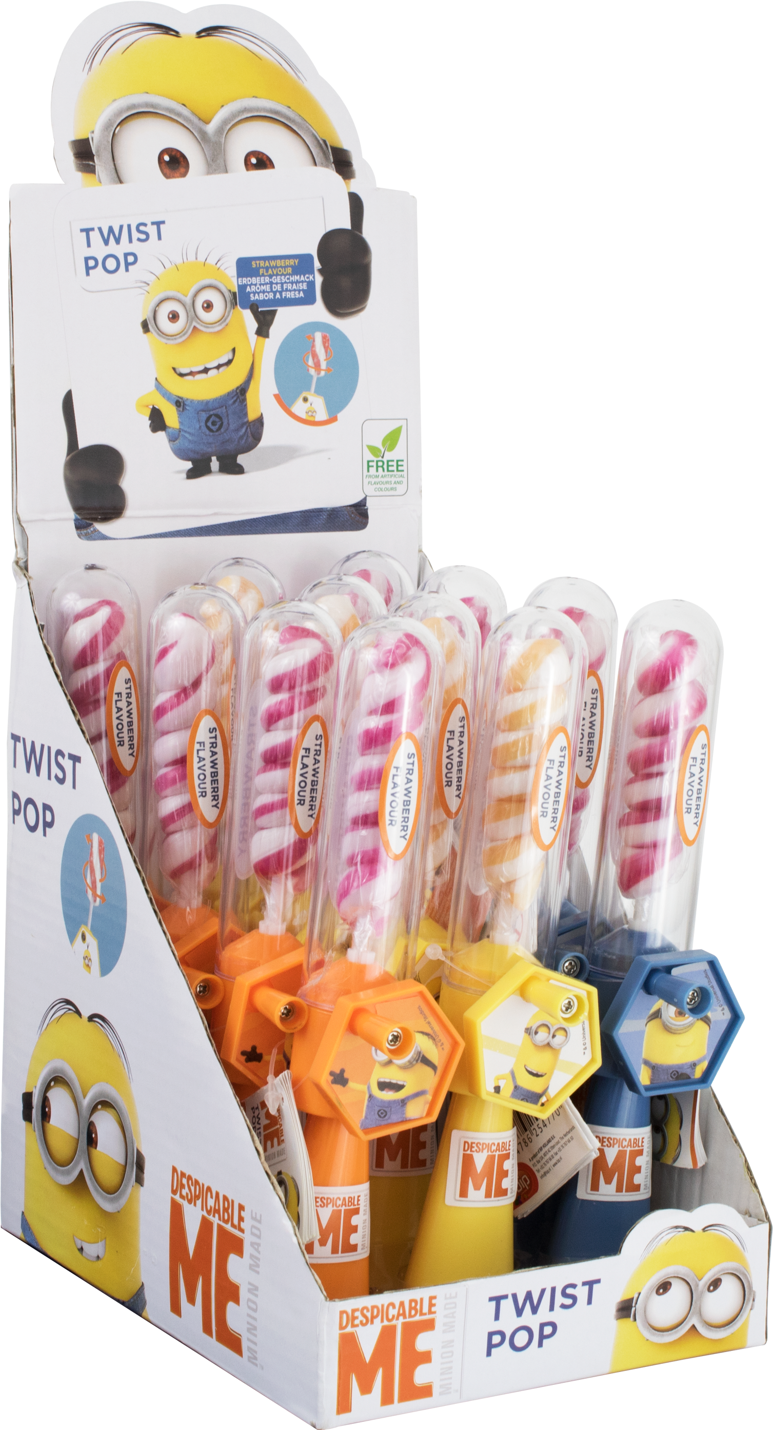 Display Minions Twist Pop - Baked Goods (1731x2930), Png Download