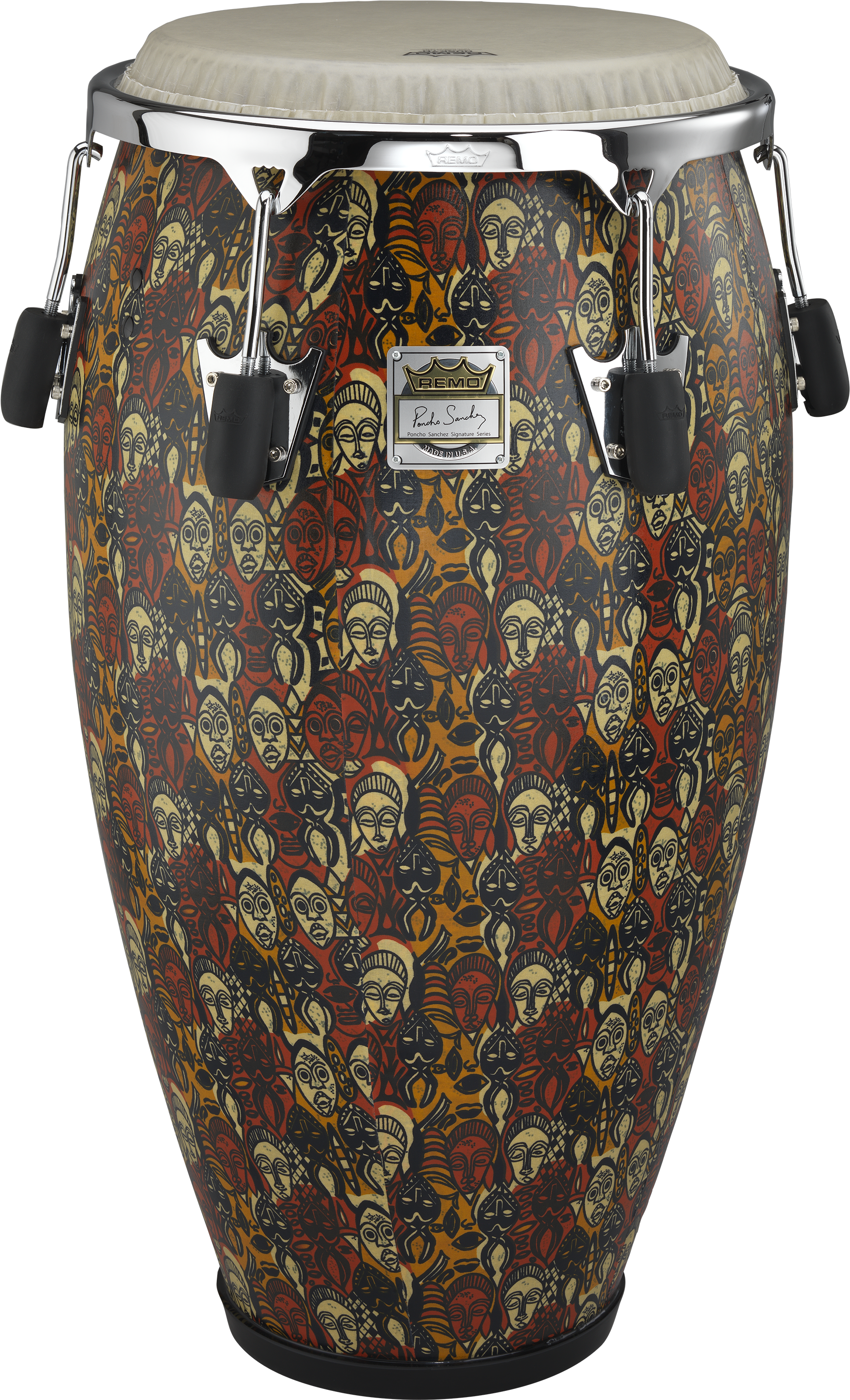 Remo Valencia Poncho Sanchez Conga Drum Multi Mask, - Conga (3300x3300), Png Download