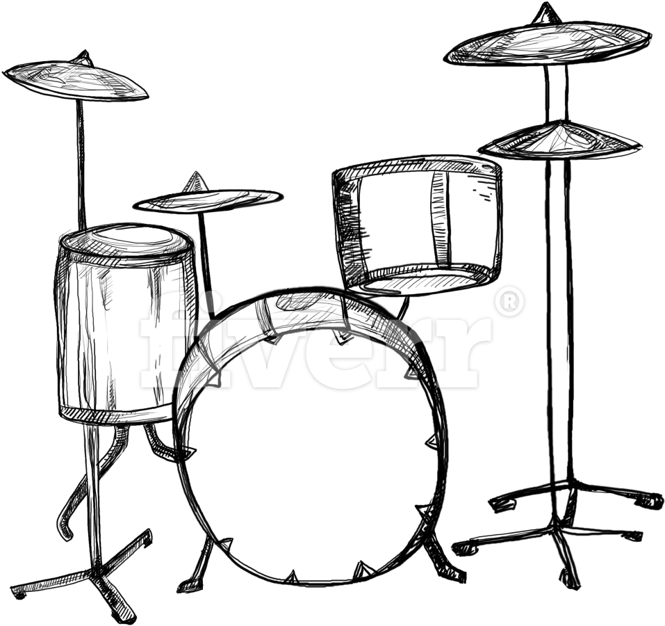 1200 X 1238 2 - Drums (1200x1238), Png Download