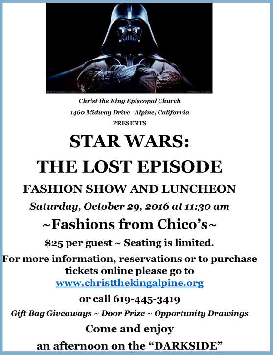 Fashion Show Flyer - Star Wars (558x725), Png Download