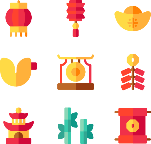 Chinese New Year (600x564), Png Download