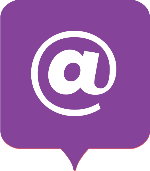 No Hay Necesidad De Trabajar Doble Para Enviar La Misma - Email Logo Purple (600x600), Png Download