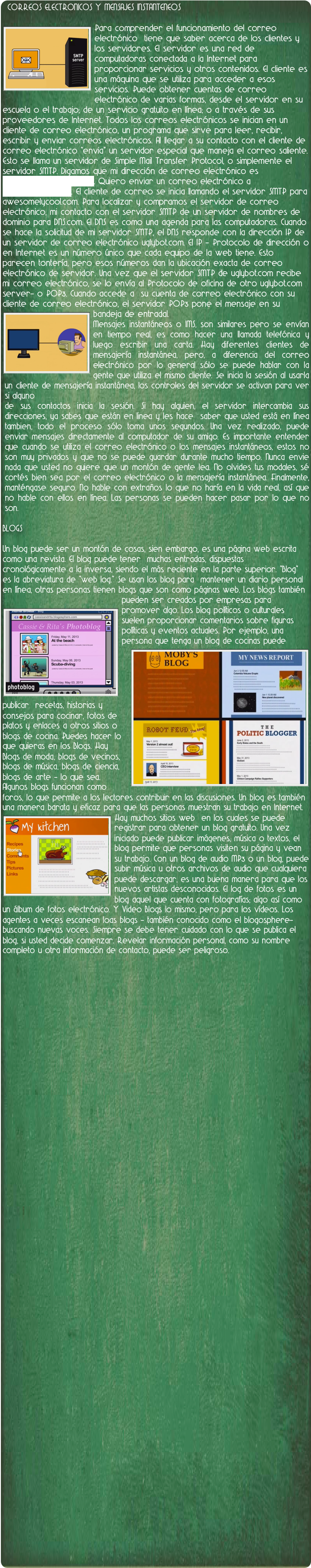 Correos Electronicos Y Mensajes Instanteneos ￼para - Brochure (729x3539), Png Download