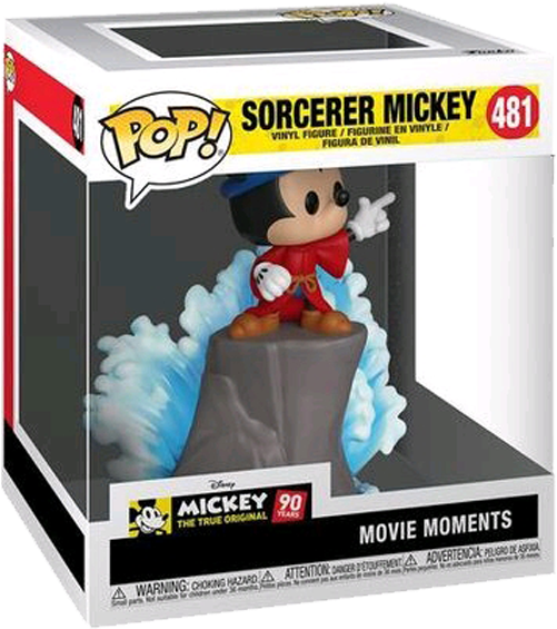 Mickey Mouse 90th Anniversary - Funko Pop Sorcerer Mickey Movie Moment (600x600), Png Download