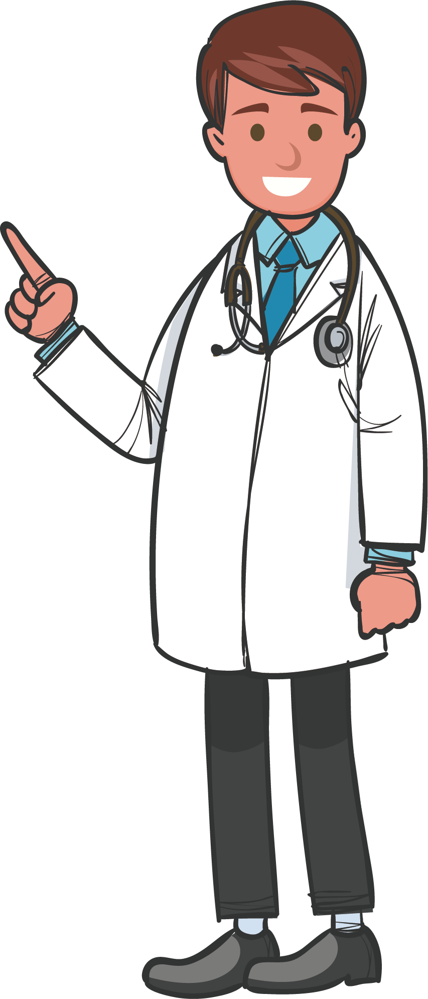 Clip Free Stock Physician Clip Art Lectures Transprent - Clipart Doctor Png (853x1990), Png Download