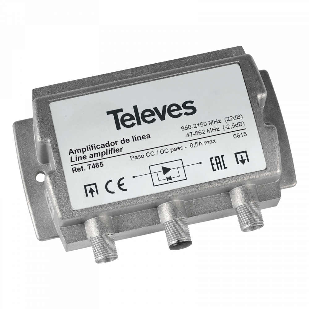Televes Reserves The Right To Modify The Product - Amplificador Linea Satelite Televes (1000x1000), Png Download