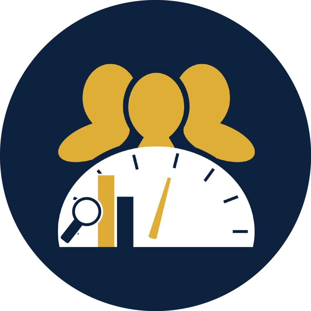 Labor Performance Report Blue - Circle (1000x1000), Png Download