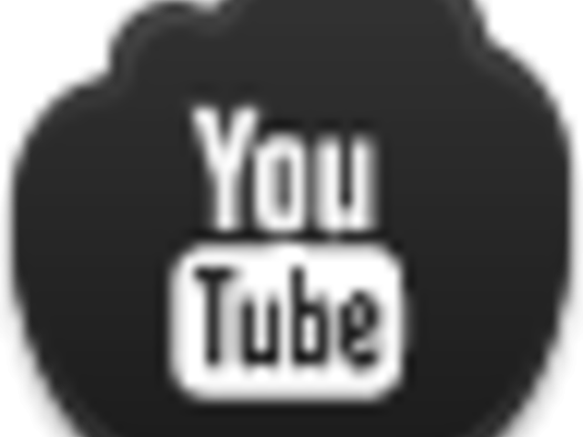 Youtube Clipart Youtube Icon - Youtube Logo Black (640x480), Png Download