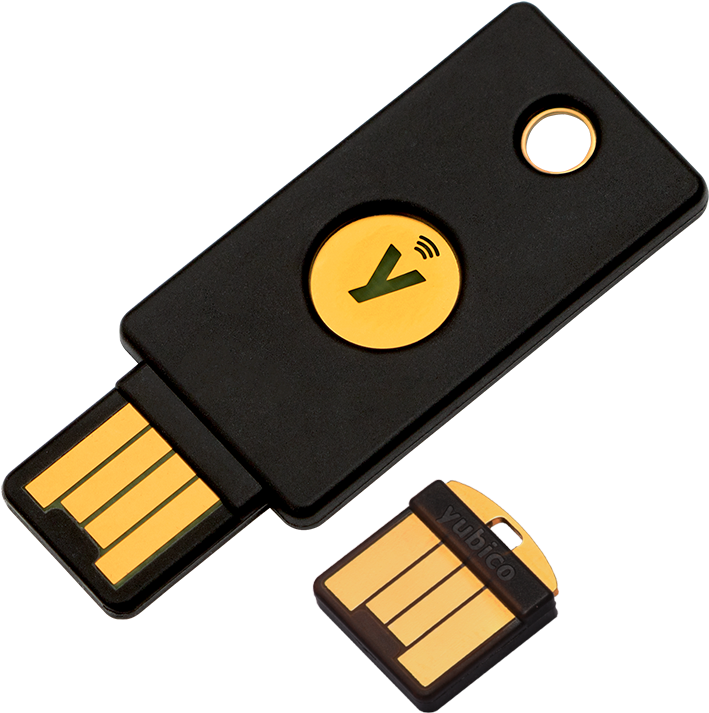 Yubikey 5 Nfc And Yubikey 5 Nano Bundle - Yubikey 5 (1000x1000), Png Download
