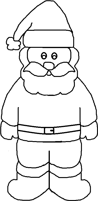 Background Courtesy Of - Santa Claus (436x859), Png Download