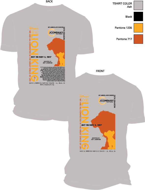 Disney's The Lion King Jr - Active Shirt (614x772), Png Download