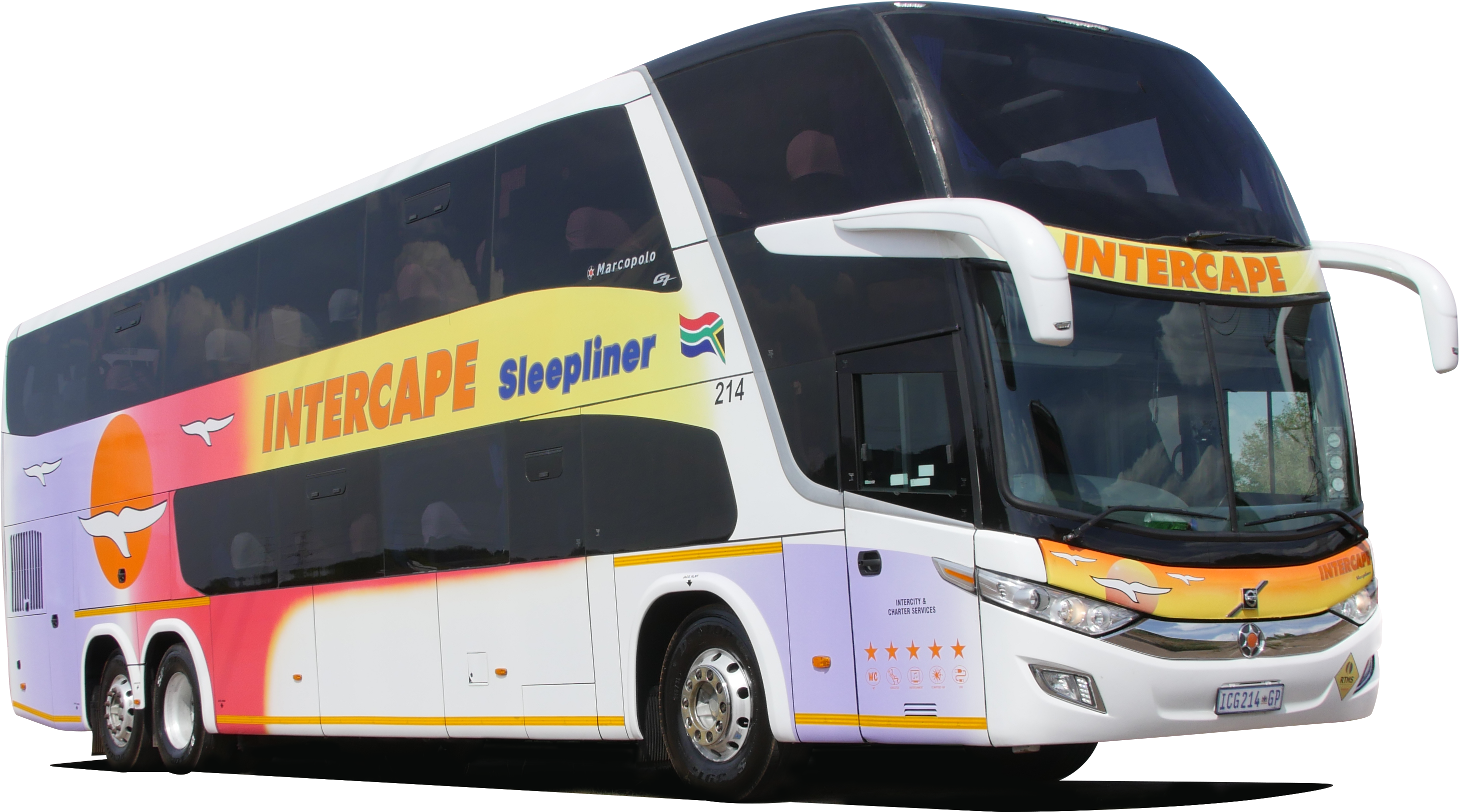 Making Coach Travel A Dream Come True - Intercape Sleepliner (3060x1757), Png Download