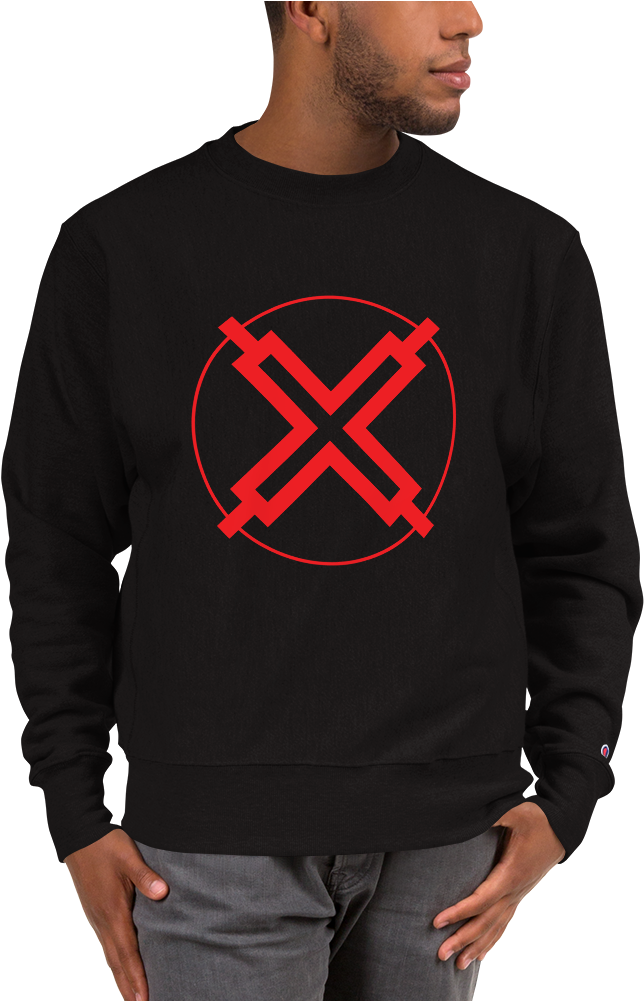 Champion X Sweatshirt - Champion (1000x1000), Png Download