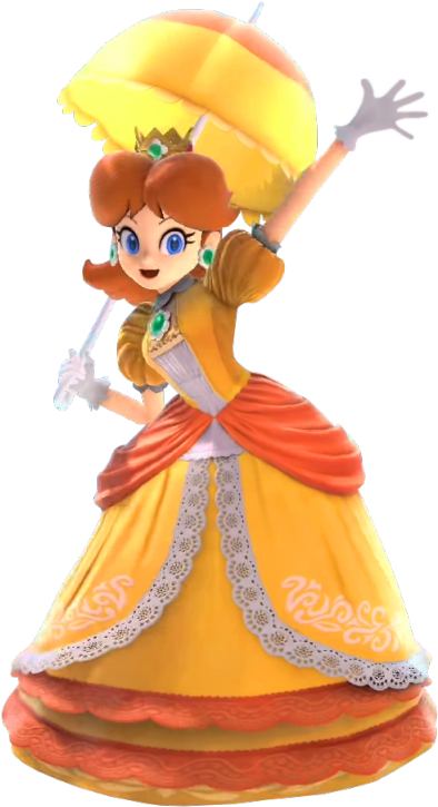 Daisy Is The Only Newcomer To Not Have Shown Her Final - Princess Daisy Smash Ultimate (460x750), Png Download