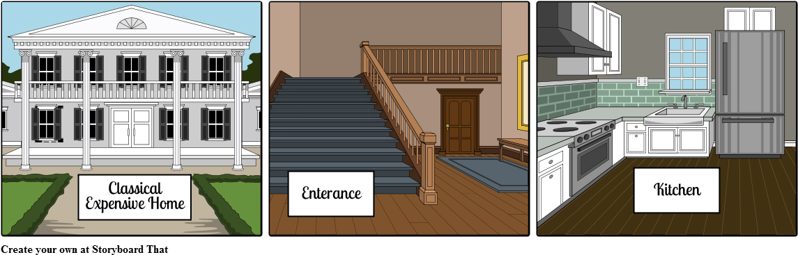 Classical Expensive Home - American Civil War Comic Strip (1164x385), Png Download