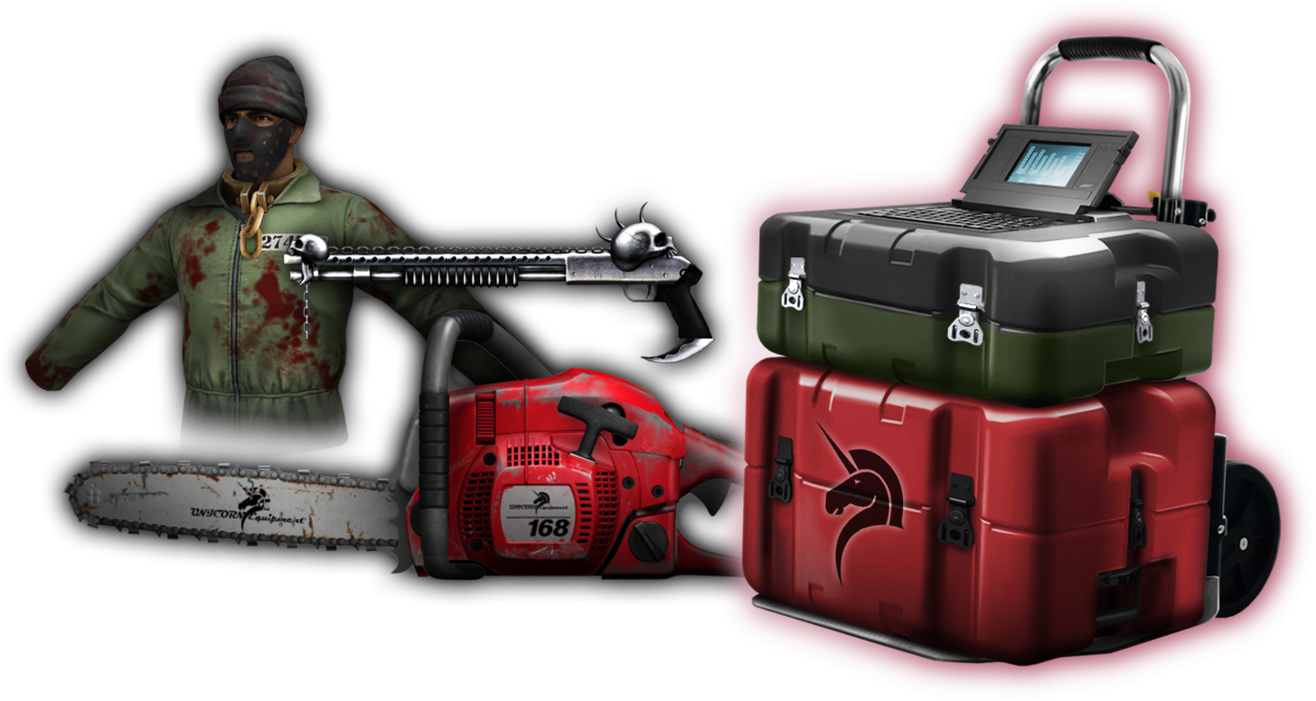 Chainsaw Package Iii - Gun Barrel (1456x776), Png Download