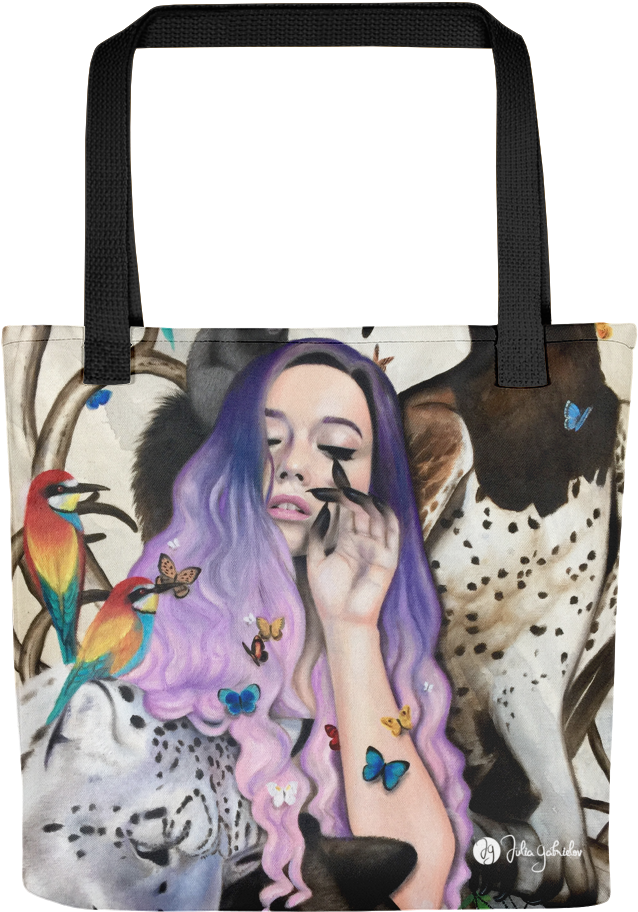 The Creators Hand Print Tote Bag - Pillow (1000x1000), Png Download