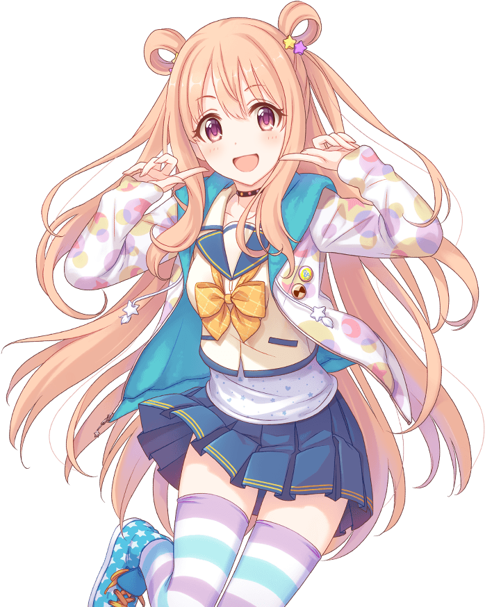 Pop Elf Staff Kashiwazaki Hatsune Rare Start 1 A - Kashiwazaki Hatsune (1000x1000), Png Download