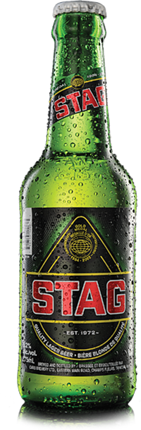 Stag - Beer Bottle (200x610), Png Download