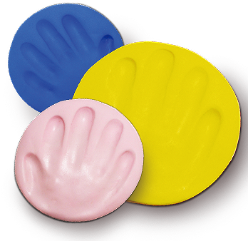 Taiwan Wholesale Non Toxic Colorful Memory Baby Handprint - Clay (360x360), Png Download