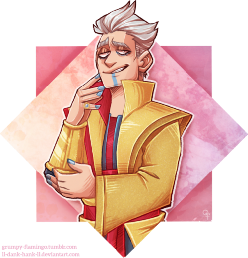 “ My Bf Asked Me To Draw The Grandmaster So Here He - The Grandmaster (500x519), Png Download