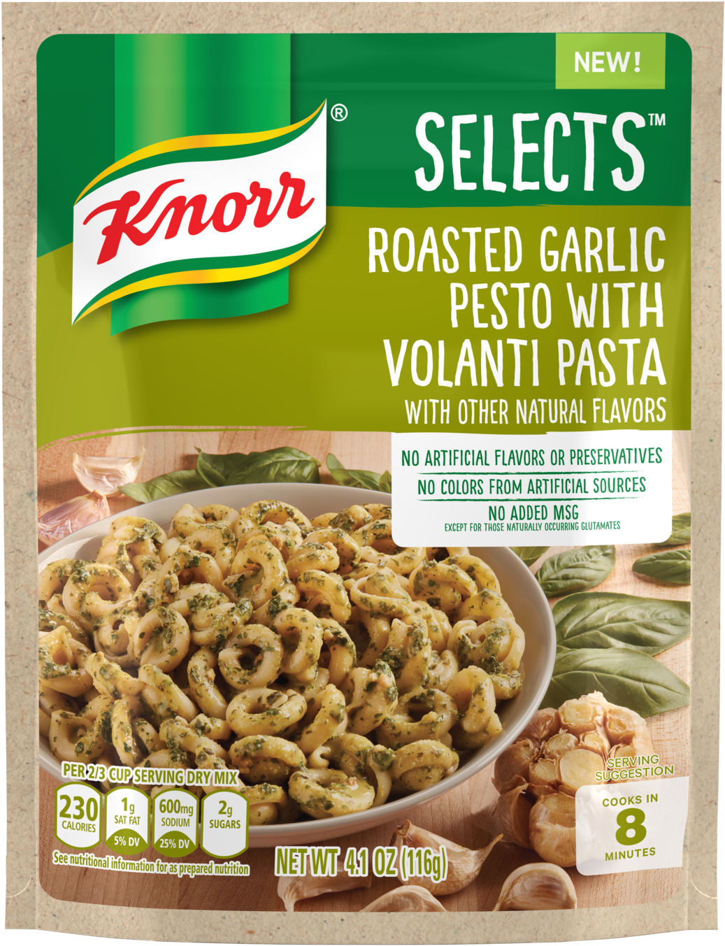 Knorr Roasted Garlic Pesto (1500x1500), Png Download