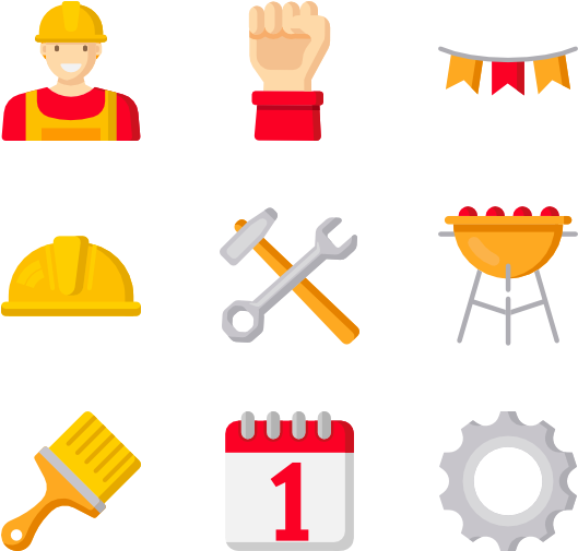Labour Day Png File - Labour Day Icon (600x564), Png Download