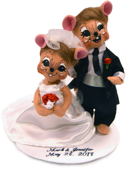 2018 Bride And Groom On Embroidered Base - Bride (700x700), Png Download