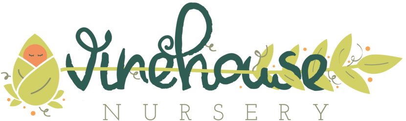 Vinehouse Nursery Logo Seperated-04 - Calligraphy (1000x454), Png Download