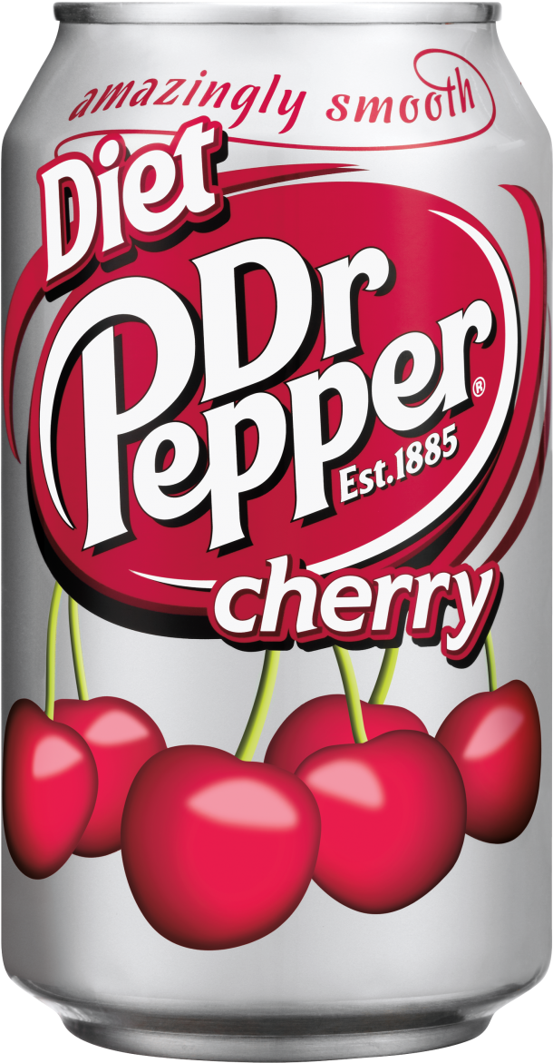 Diet Dr Pepper Logo Png - Diet Dr Pepper Cherry, 12 Fl Oz Cans, 6 Pack (700x1250), Png Download