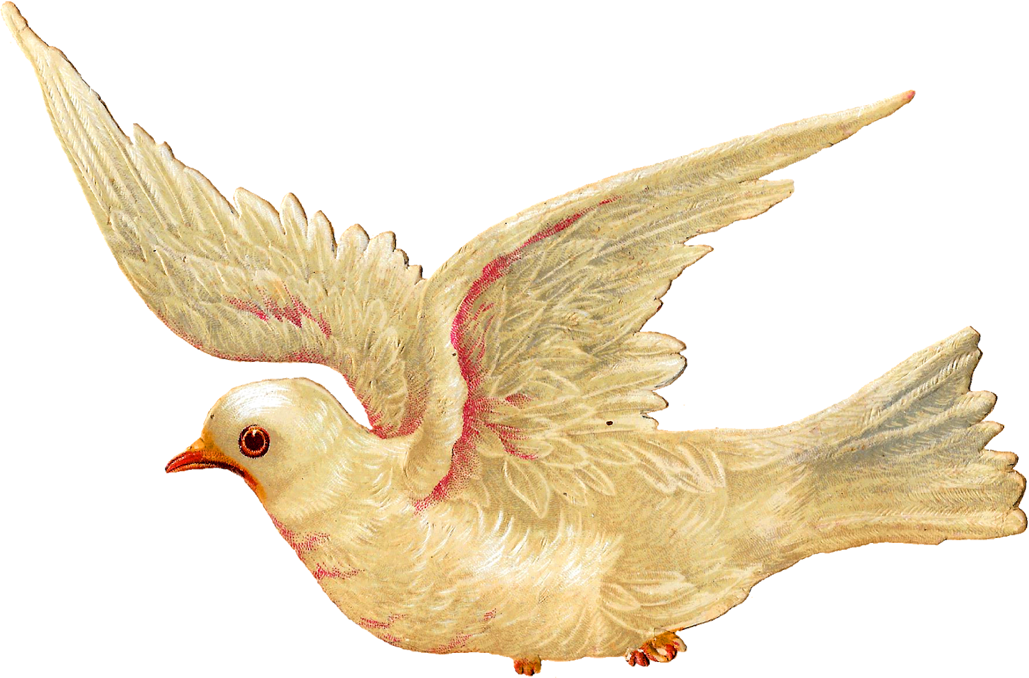 Religious Easter Clipart Interesting Inspiration - Clipart Dove Bird (1600x1071), Png Download