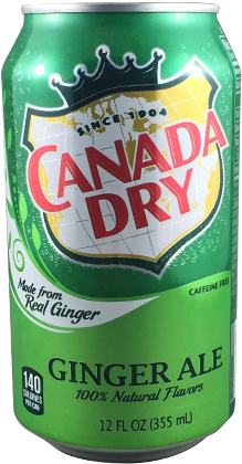 Ginger Ale Canada Dry (308x487), Png Download