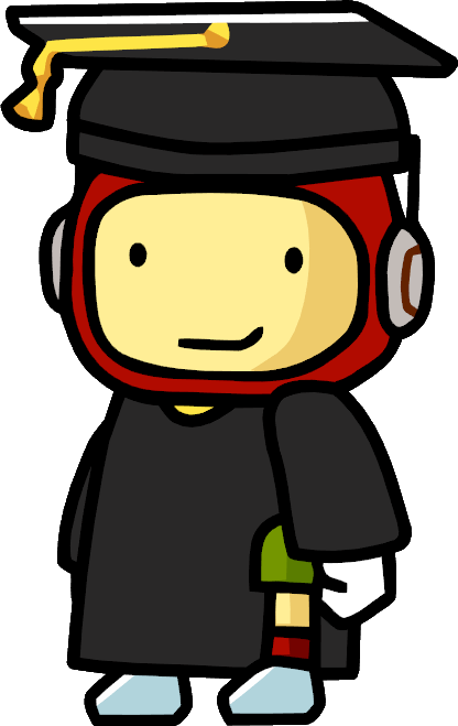 Cap And Gown - Suit In Scribblenauts Unlimited (416x659), Png Download