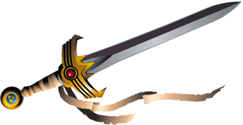 Zelda Minish Cap Sword (800x413), Png Download
