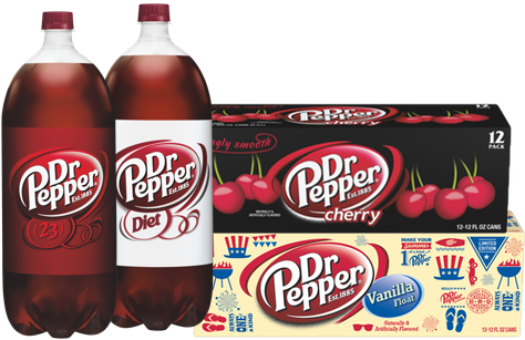 Pepper Boost May - Dr Pepper Vanilla Float, 12 Fl Oz Cans, 12 Pack (473x322), Png Download