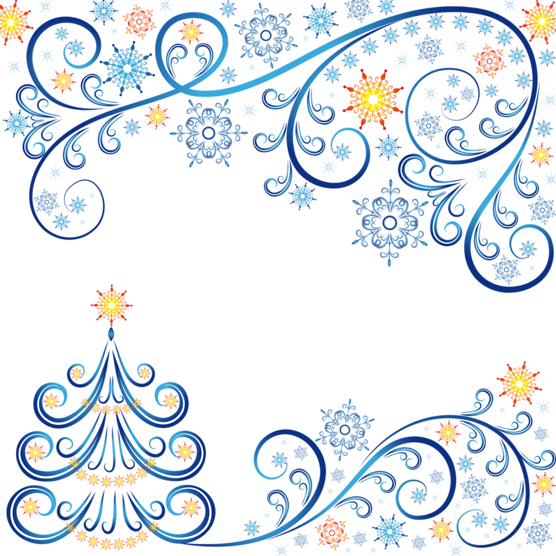 Christmas Day Clipart Christmas Day Borders And Frames - Fondos Arabescos (800x800), Png Download
