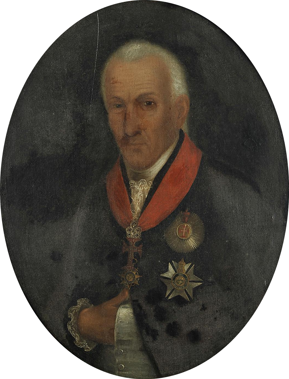 Retrato De Fidalgo Com Cruz Da Ordem De Cristo E Da - Quatrain On Snow-covered West Lake (1124x1474), Png Download