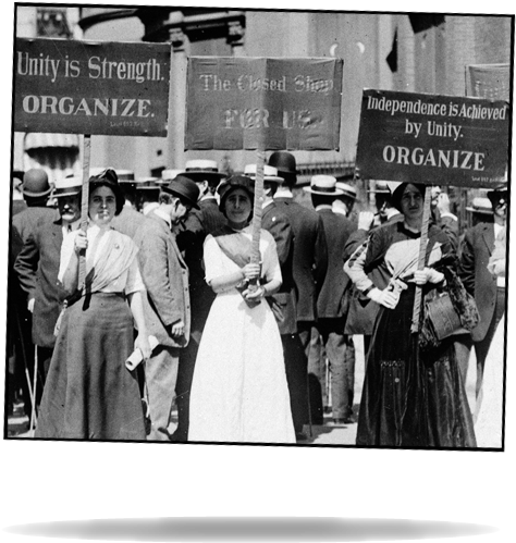 Women Demonstrating Against Child Labor, New York City - Labor Day 1918 (562x544), Png Download