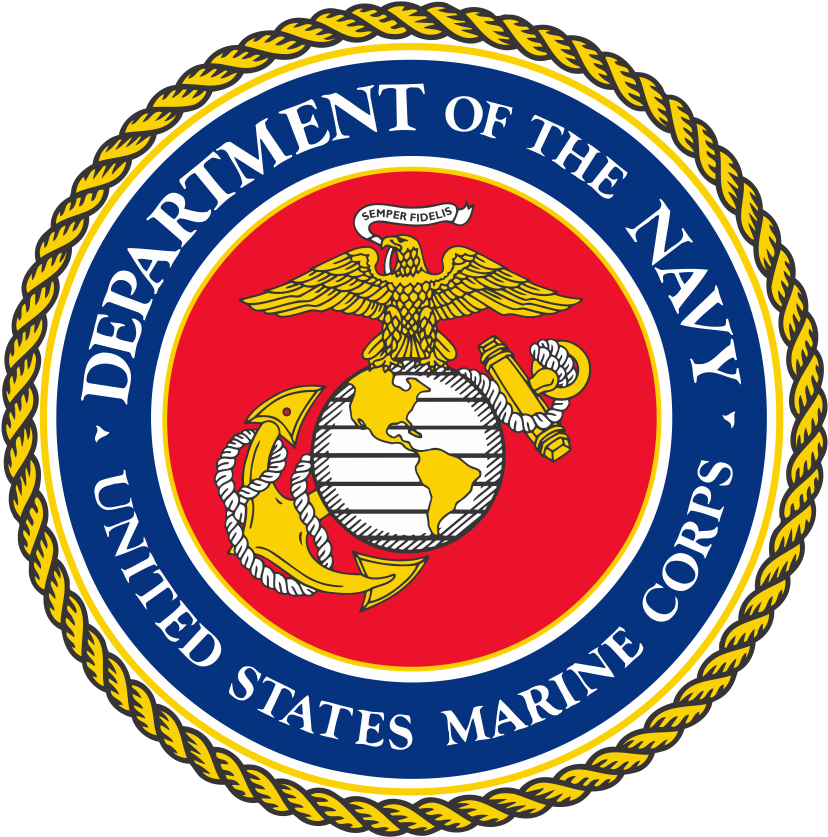 Department Of The Navy Logo Vector - Department Of The Navy Usmc (1269x900), Png Download