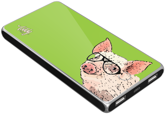 Piglet Smart Charge Power Bank - Battery Charger (600x600), Png Download