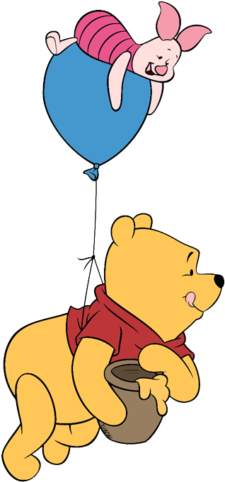 Piglet Balloon - Winnie-the-pooh (328x695), Png Download