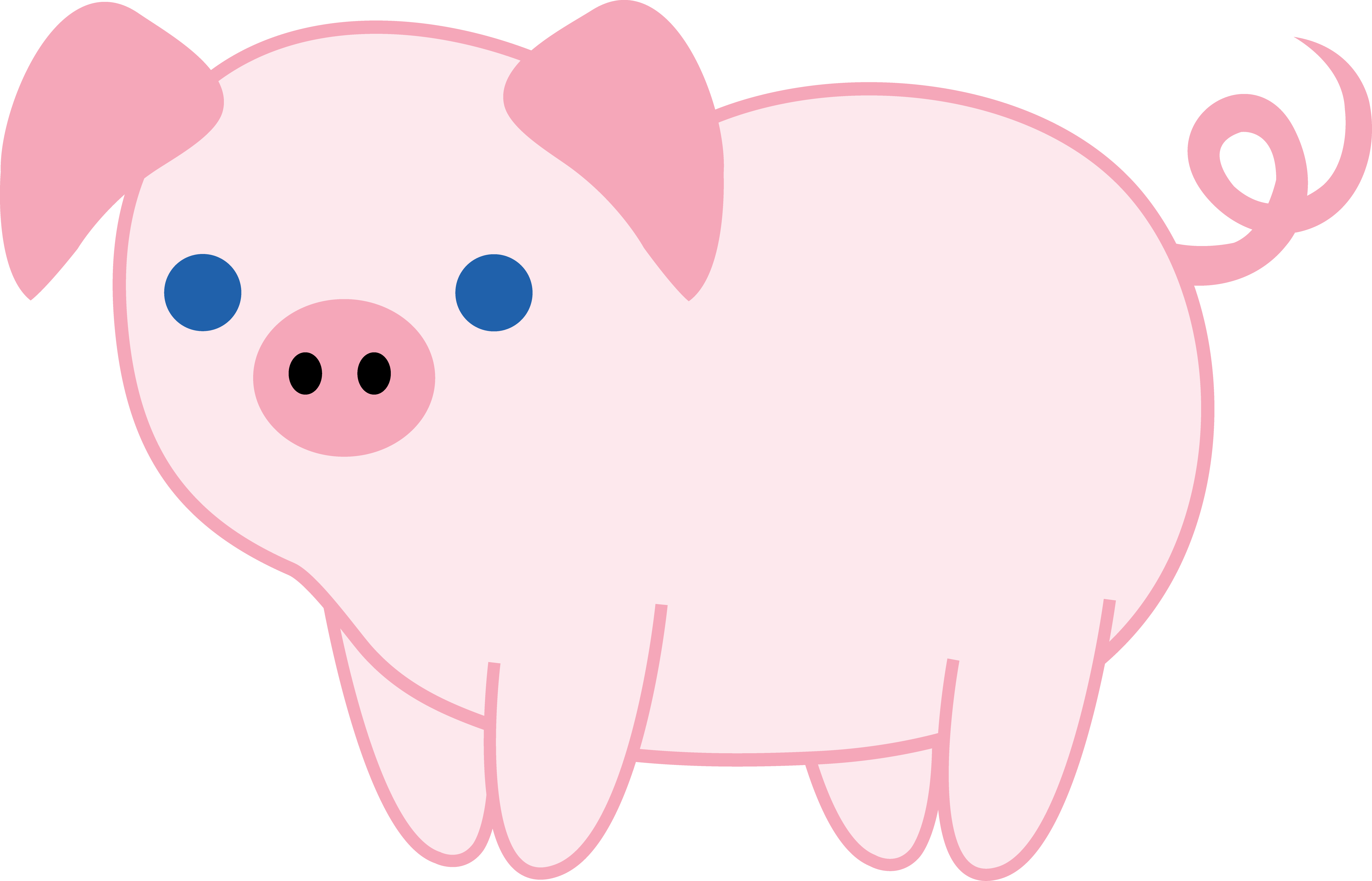 Cute Pig Png Hd Transparent Cute Pig Hd - Cute Things That Are Pink (550x353), Png Download
