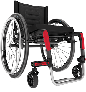 Color Decals - Motion Composite Wheelchair (365x334), Png Download