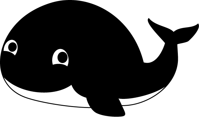 Blue Whale Clipart Orca - Killer Whales Clipart (640x375), Png Download