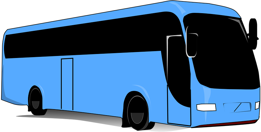 Bus Travel Transport Vehicle Road Public U - Tour Bus Clip Art (662x340), Png Download