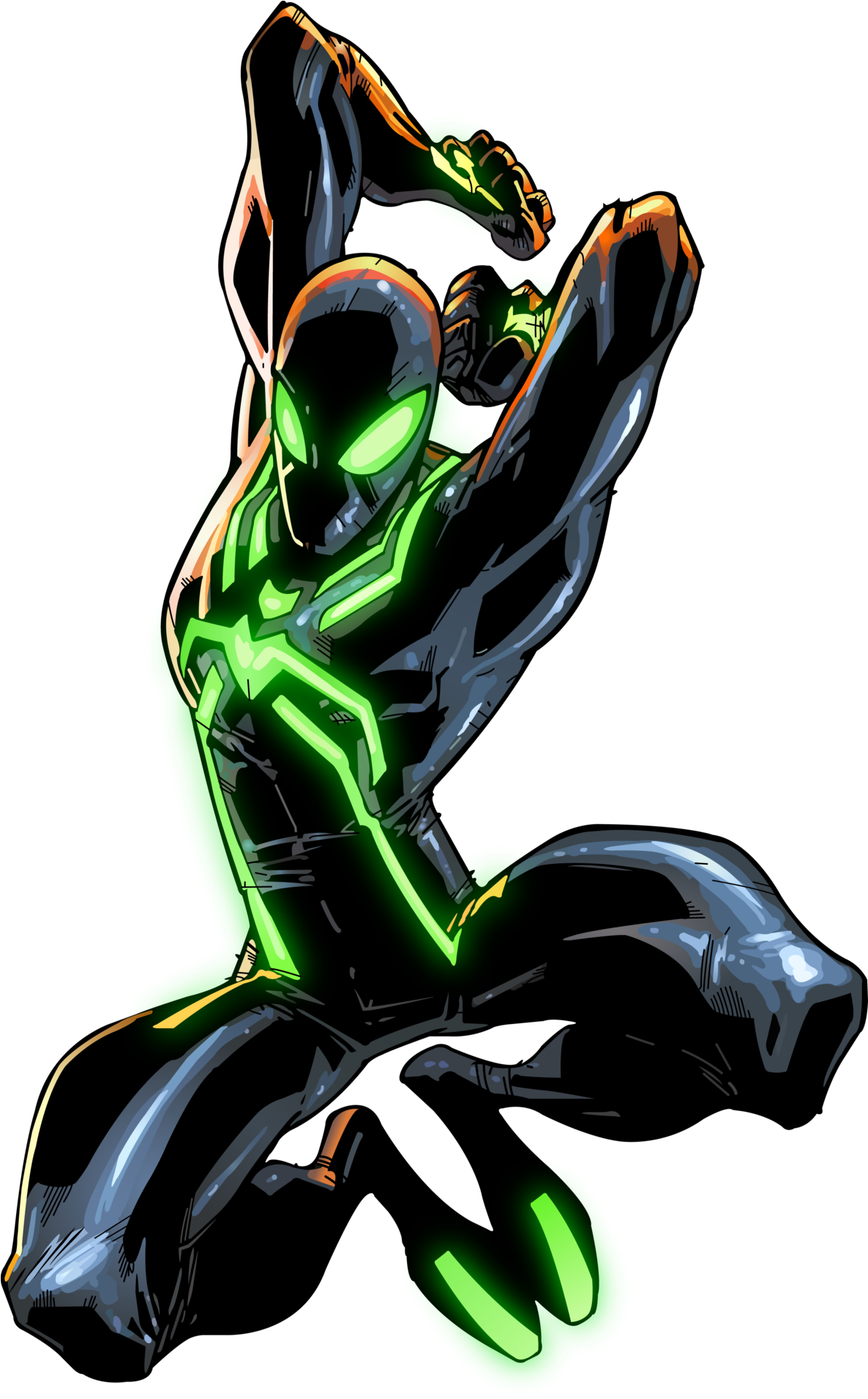 No Caption Provided - Spiderman Big Time Stealth Suit (1185x1920), Png Download