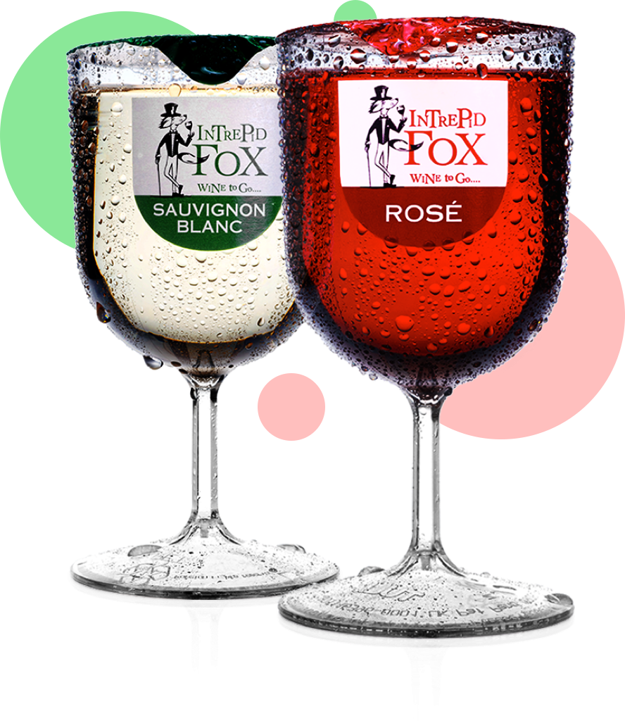 Peel Back And Drink - Intrepid Fox Wine To Go (888x1024), Png Download