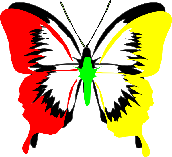 How To Set Use Butterfly Svg Vector (600x549), Png Download