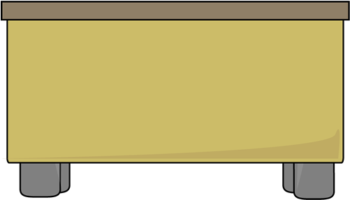 Desk - Teacher (500x311), Png Download